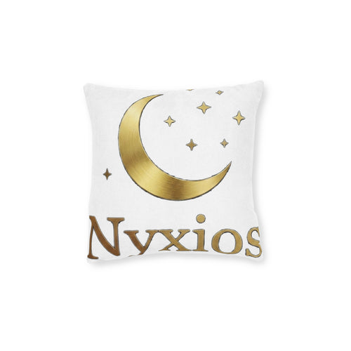 Goldener Halbmond Quadratisches Kissen – Nvxios Dekoratives Zierkissen