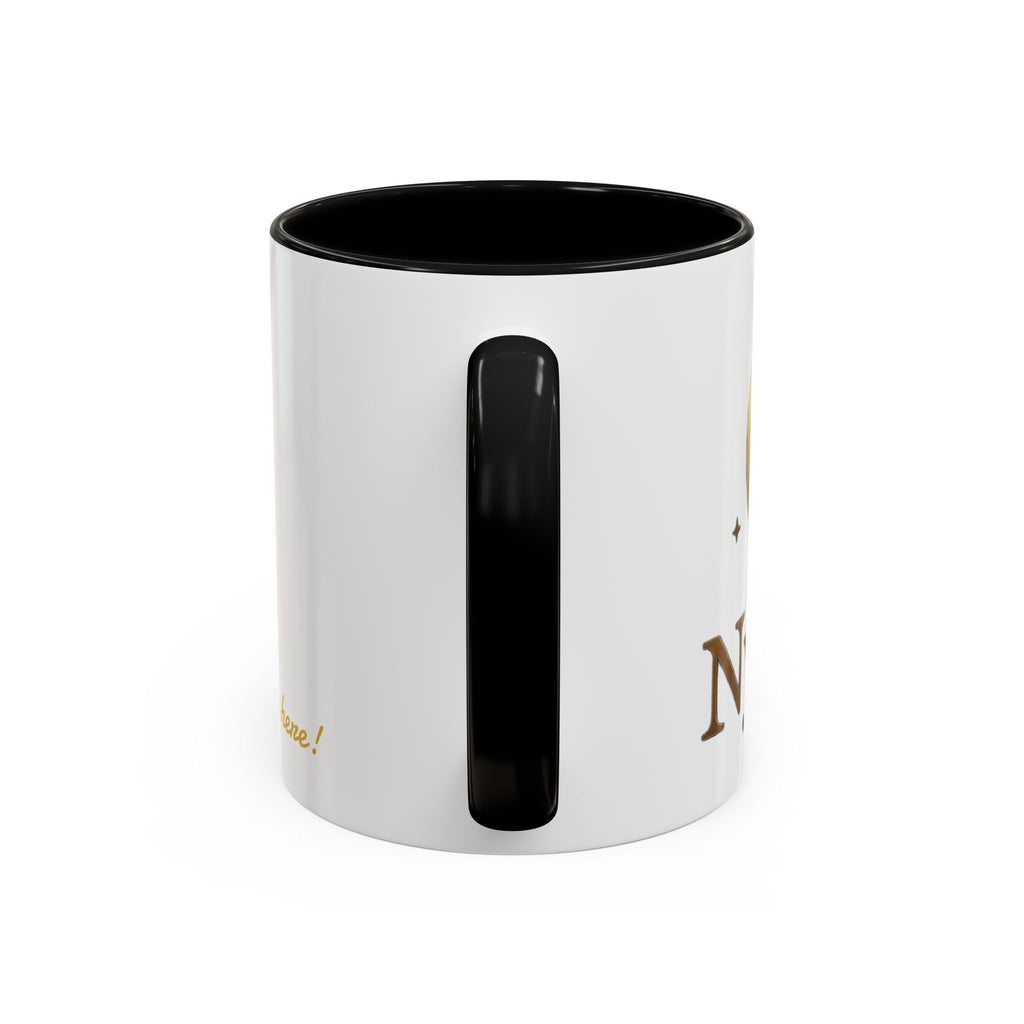 Nyxios Gold Mond Akzent Kaffeetasse – Himmlische Sterne Keramiktasse (325/440 ml)