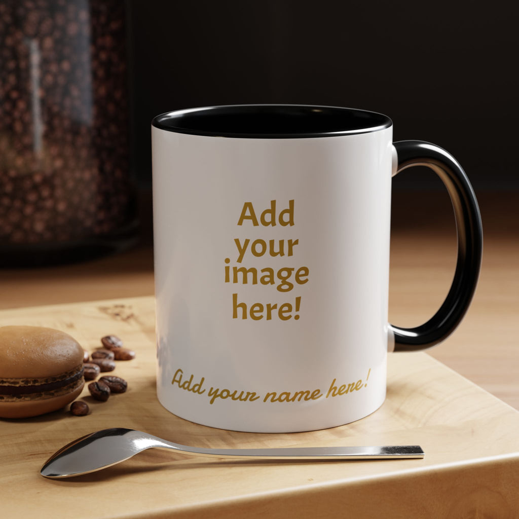 Nyxios Gold Mond Akzent Kaffeetasse – Himmlische Sterne Keramiktasse (325/440 ml)