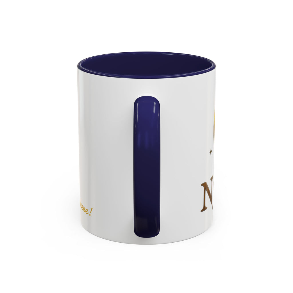 Nyxios Gold Mond Akzent Kaffeetasse – Himmlische Sterne Keramiktasse (325/440 ml)